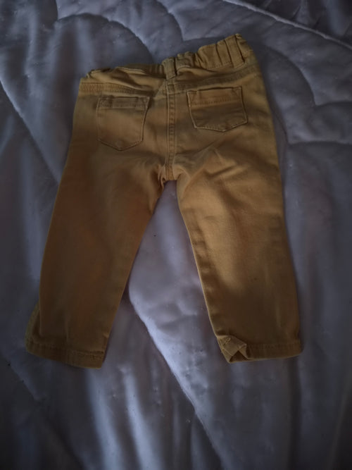 Jeans couleur moutarde Garçon