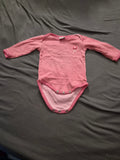 Body rose bebe fille