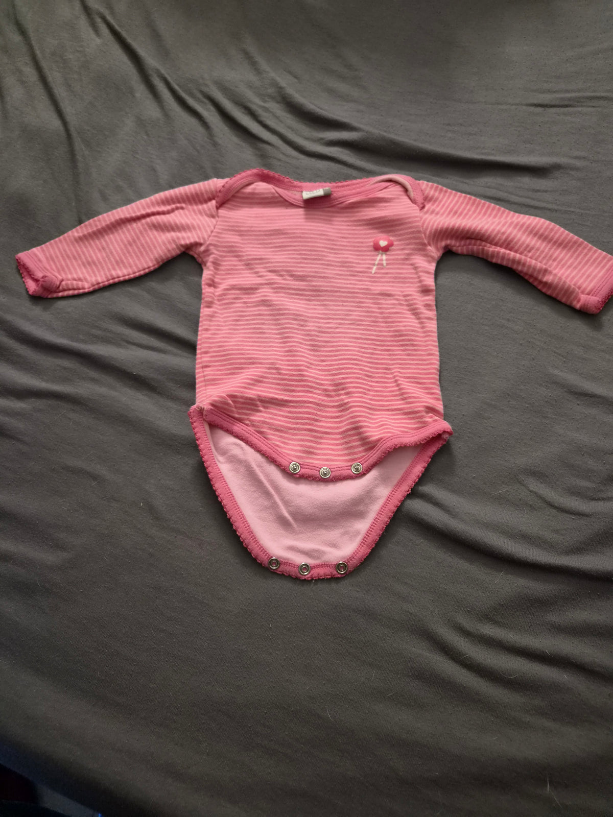 Body rose bebe fille