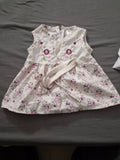 Robe avec serre tete bebe fille